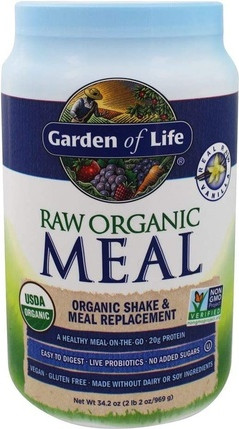 Shake and Meal Replacement Garden Of Life Raw Organic Meal Vanilla