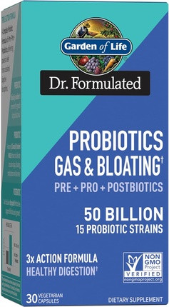 Garden of Life Dr. Formulated Einmal Täglich 3-in-1 Komplettpaket Präbiotika und Postbiotika