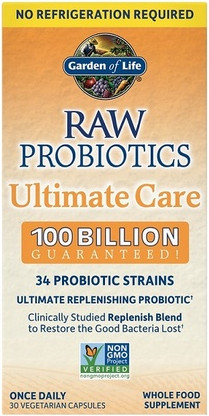 Gemüsekapseln Garden Of Life Raw Probiotics Ultimate Care