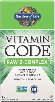 Vitamin Code Raw B-complex Garden Of Life