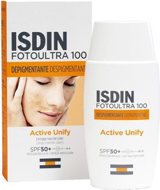 Sunscreen ISDIN Fotoultra 100 Active Unify Fusion Fluid