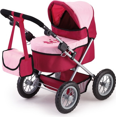 Dolls Pram Bayer Trendy In Redpink