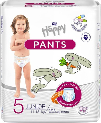 Diapers Bella Baby Happy Pants Size 5 Junior