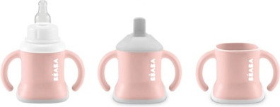 Bottle, Sippy Cup, and Training Cup with Handles BEABA Evoluclip