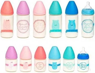 Bottle Suavinex Silicone Teat 3 Positions