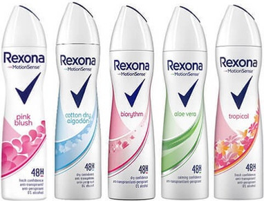 Alcohol-Free Antiperspirant Deodorant Spray Rexona