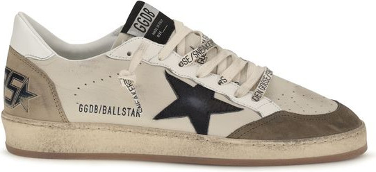 Sneakers White Calf Leather Bos Taurus Low Top Sneakers