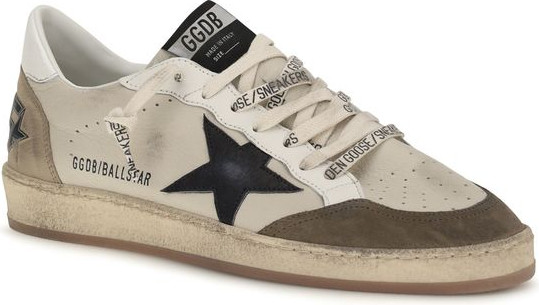 Sneakers White Calf Leather Bos Taurus Low Top Sneakers
