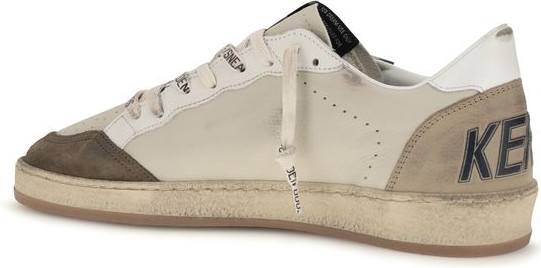 Sneakers White Calf Leather Bos Taurus Low Top Sneakers