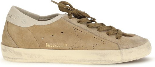Sneakers Golden Goose Beige Calf Leather Bos Taurus Low Top Sneakers