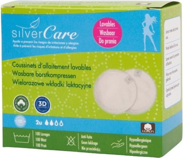 Reusable Nursing Pads Masmi Silver Care