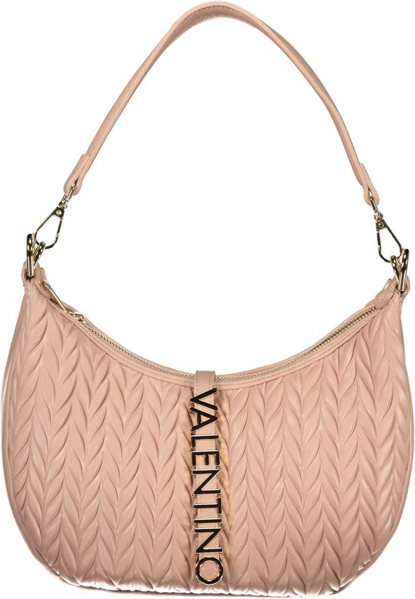 Розовая полиэтиленовая сумка Valentino