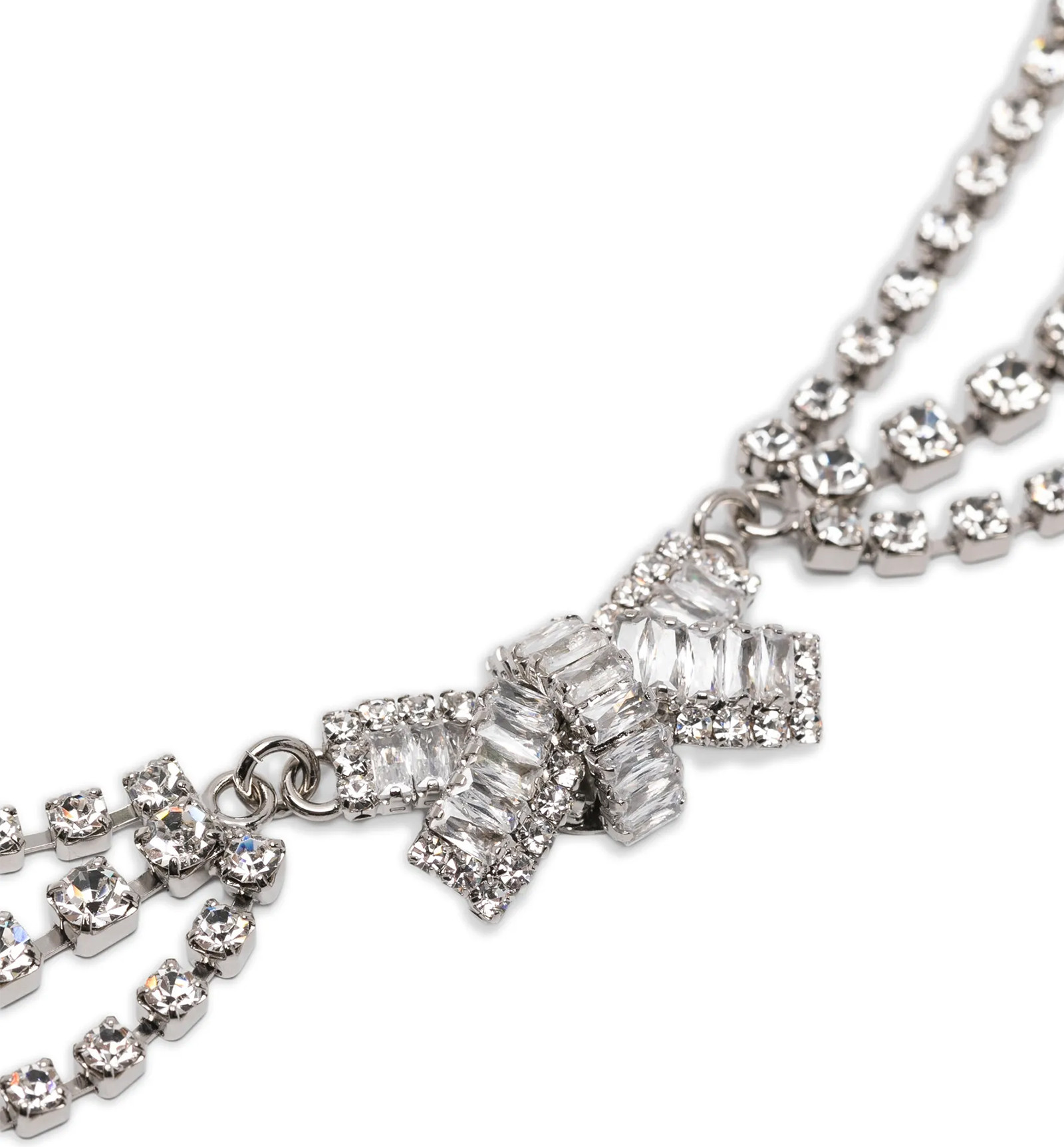 Silver Glass Necklace Alessandra Rich