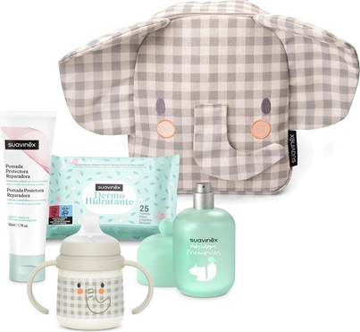 Windelcreme und Baby-Köln Set Suavinex Elefant Kinderrucksack