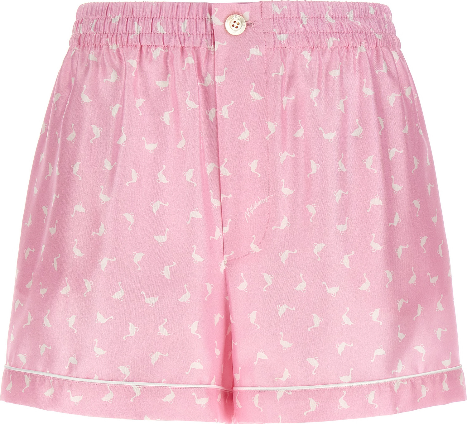 Moschino ipakdan tikilgan Bermuda shortilari