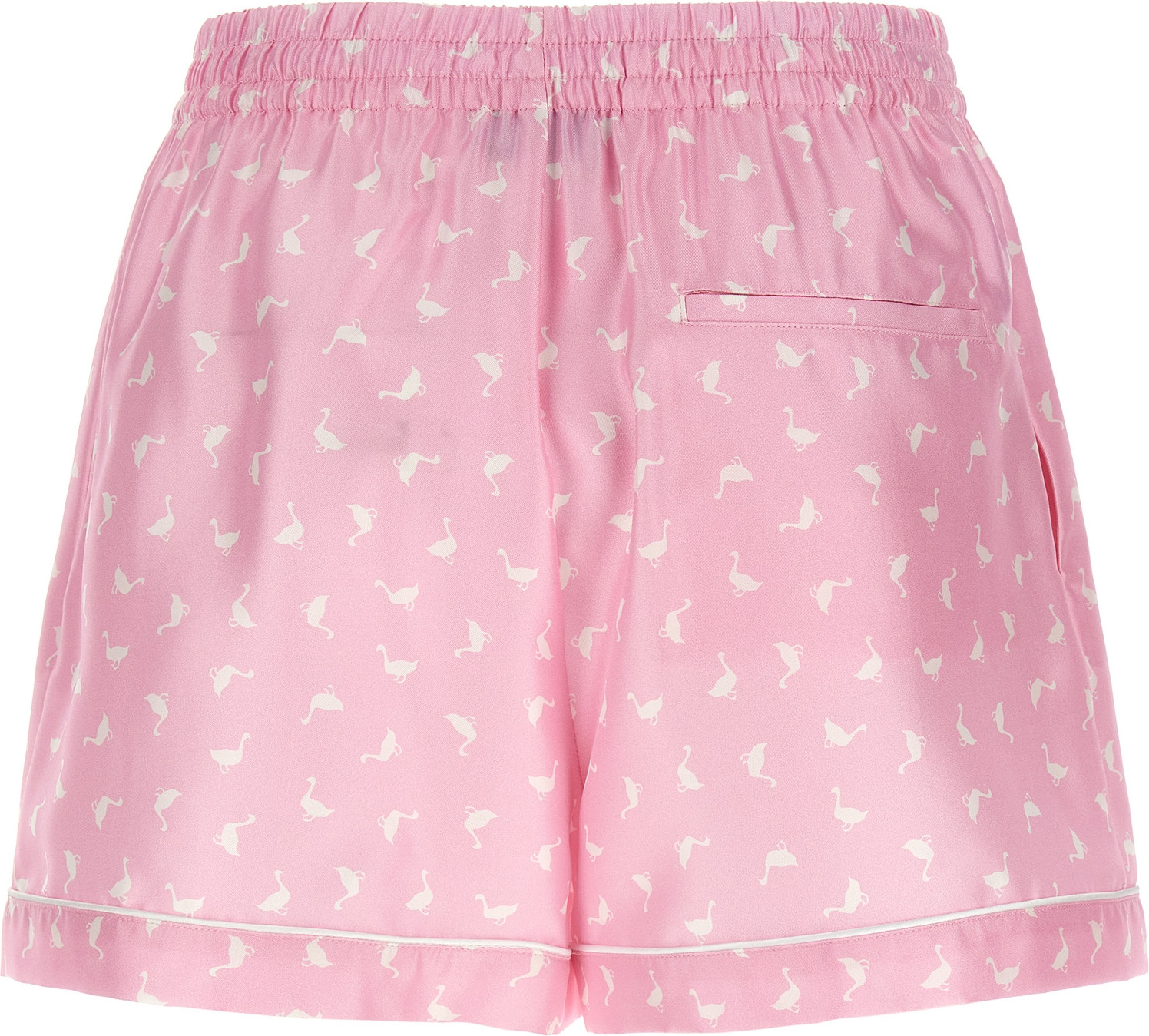 Moschino ipakdan tikilgan Bermuda shortilari