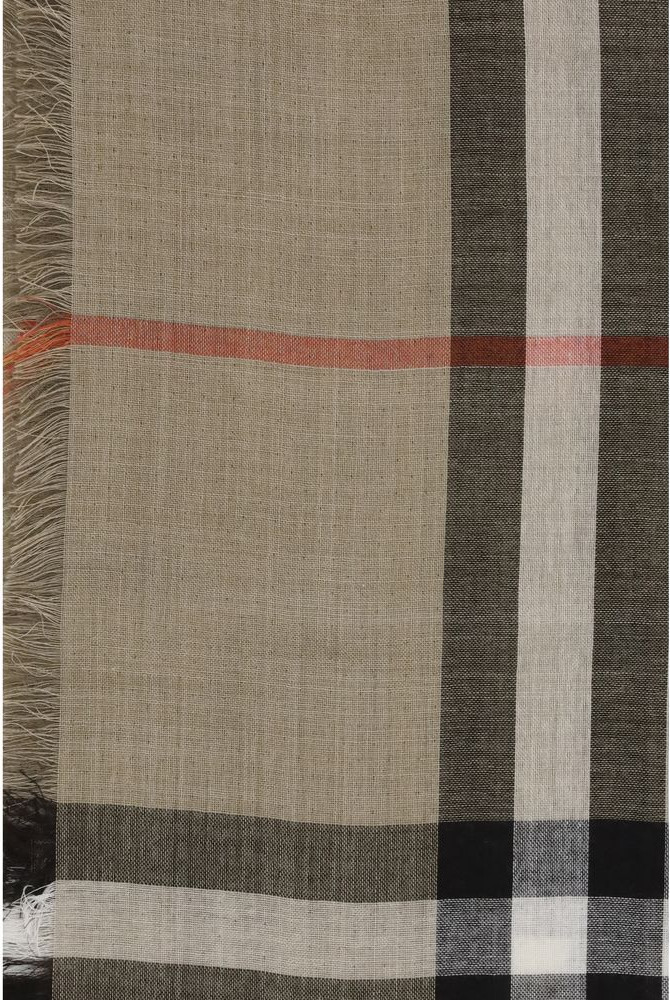 Beige Wool Scarf Burberry