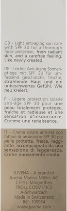 Солнцезащитный крем Juvena SPF 30