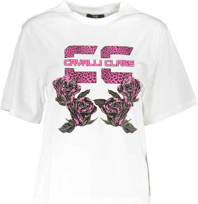 T-Shirt CAVALLI CLASS Bianco Cotton