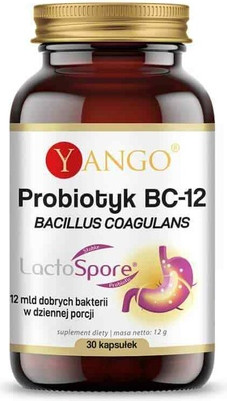 Food Supplement Yango Probiotic BC-12 Bacillus Coagulans