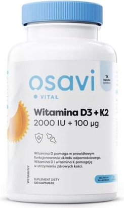 ויטמין D3 K2 Osavi