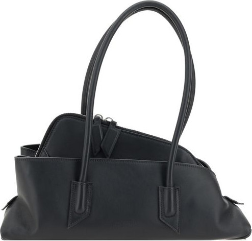 Shoulder Bag The Attico Black Calf Leather Bos Taurus