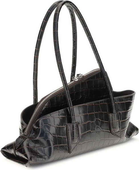 Black Calf Leather Bos Taurus Shoulder Bag