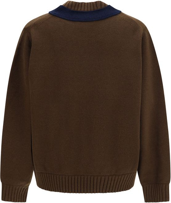 Sweatshirt Sacai Brown Wool Oves Aries