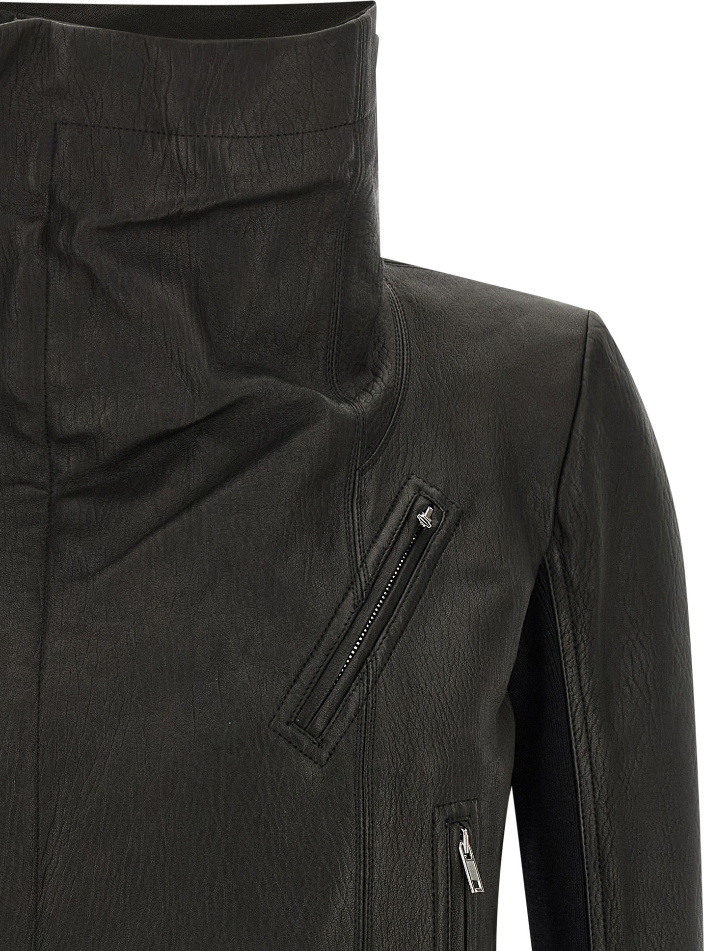 Leather Jacket Rick Owens Classic Biker
