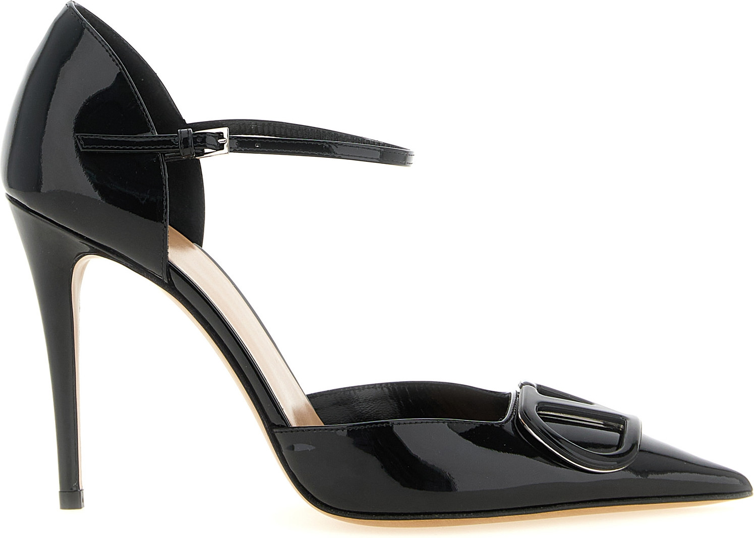 Valentino Garavani D'Orsay baland poshnali tuflilar