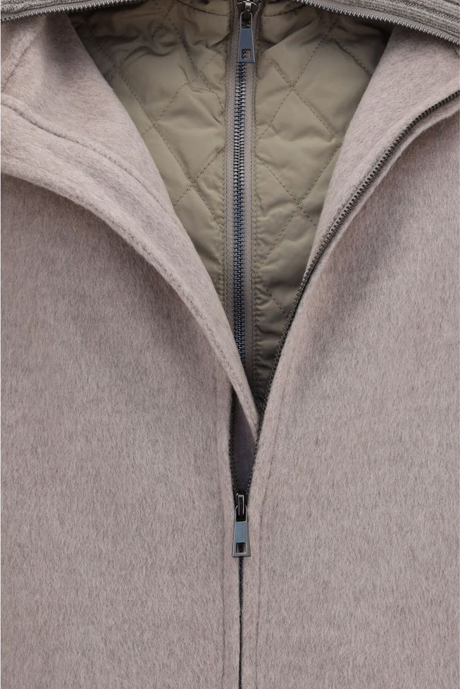 Jacket P.A.R.O.S.H. Beige Wool Oves Aries
