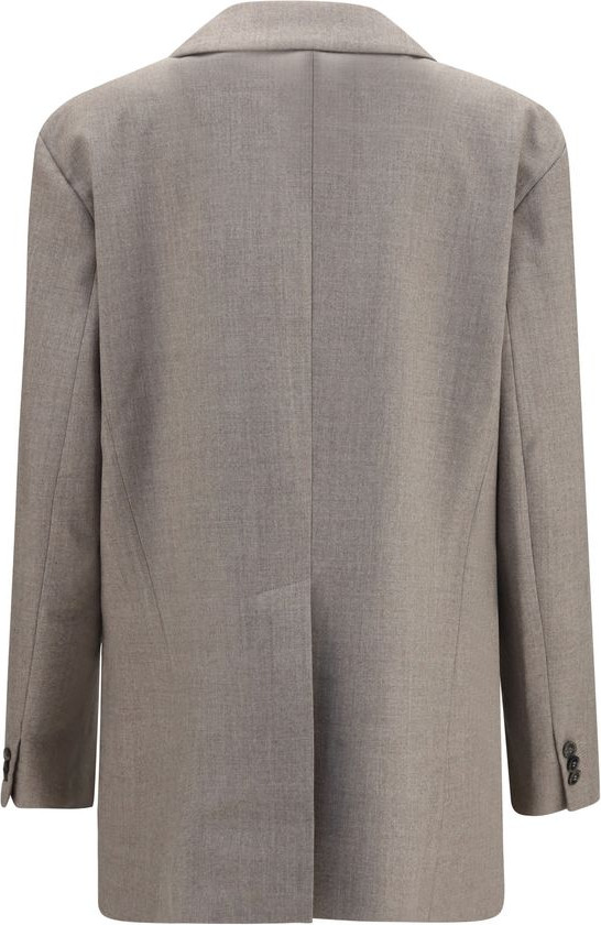 Blazer P.A.R.O.S.H. Beige Wool Oves Aries
