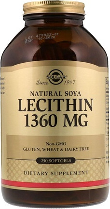 Dietary Supplement Solgar Soy Lecithin