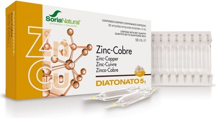 Food Supplement Soria Natural Diatonate 5.1 Zinc-Copper