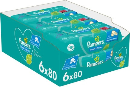 Wet Wipes Pampers Fresh Clean