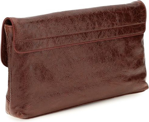 Clutch Bag Balenciaga Bordeaux Lamb Ovis Aries Aries