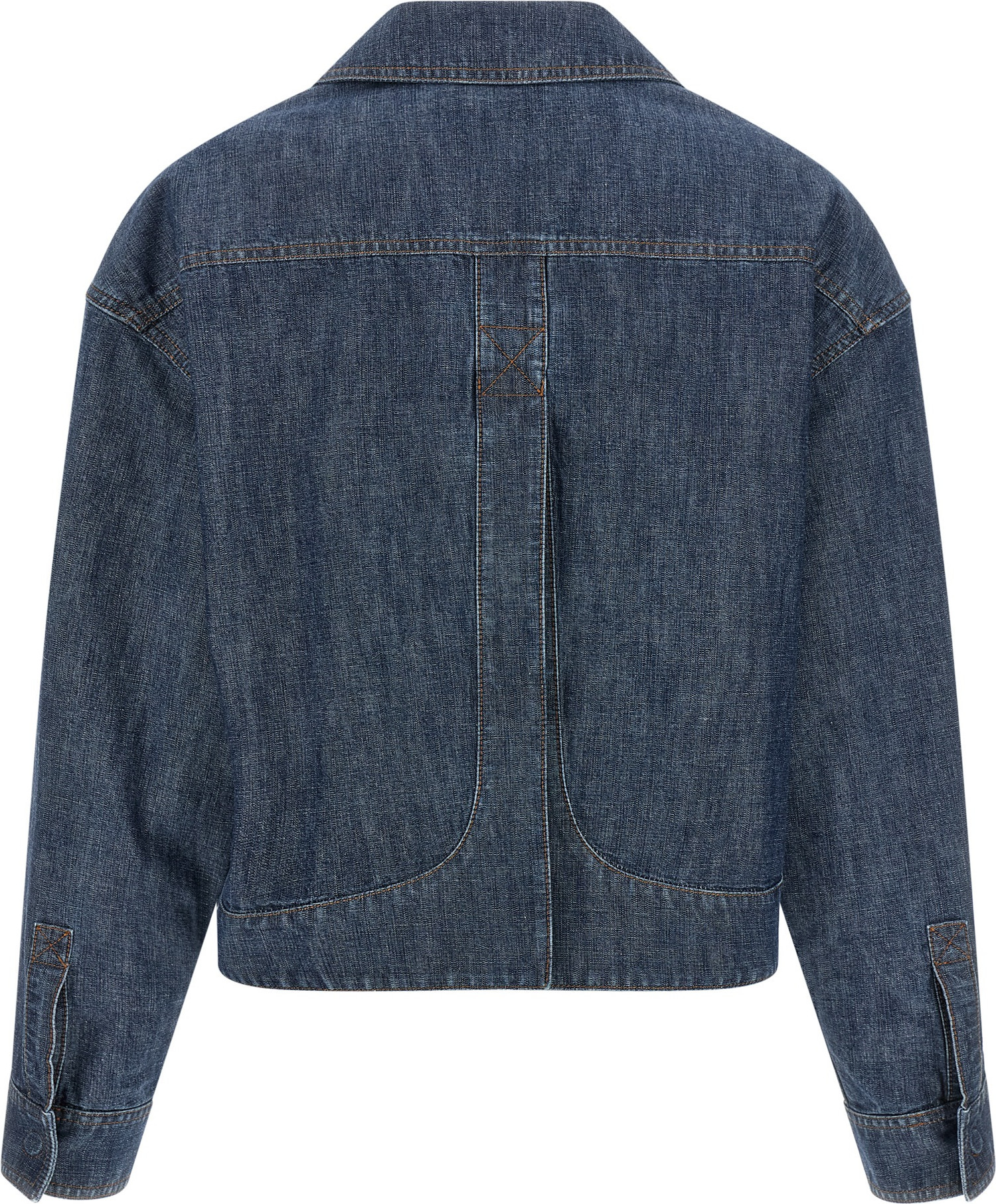 Fendi Jacke aus blauem Baumwoll-Denim