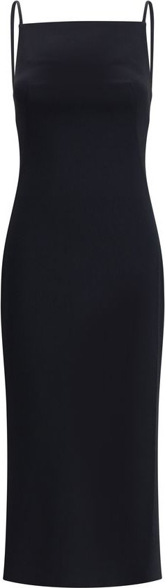 Schwarzes Viskose-Freizeitkleid von Givenchy