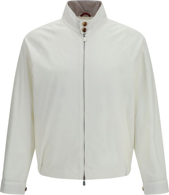 Jacket Brunello Cucinelli Weiße Baumwolle durchgehend