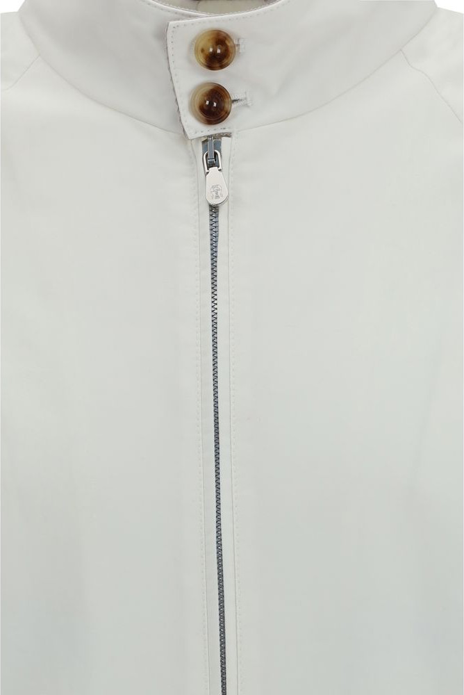 Jacket Brunello Cucinelli Weiße Baumwolle durchgehend