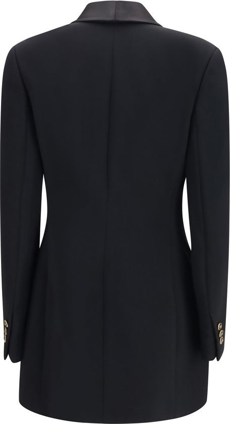 Blazer Versace Black Wool Oves Aries
