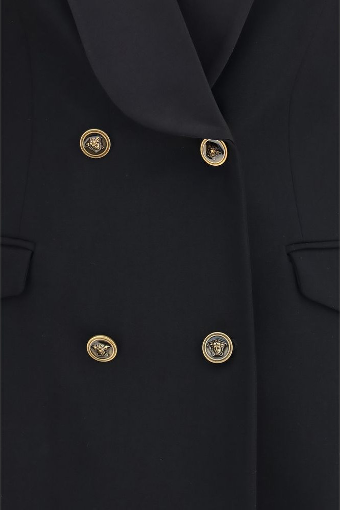 Blazer Versace Black Wool Oves Aries